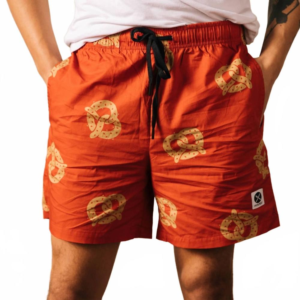 NEW PYKNIC unisex - don't get it twisted short in orange